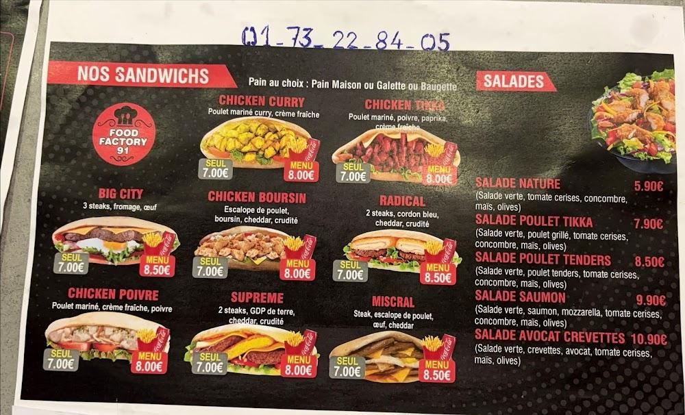 FOOD FACTORY 91 - Menu Image 4